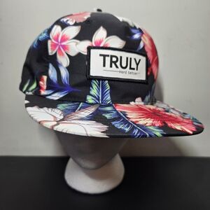 Truly Hard Seltzer Tropical Floral Flat Bill Snap Back Promo Hat
